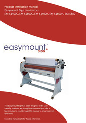 Easymount Sign EM-S1400C Product Instruction Manual