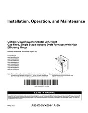 Trane A801X040BM2SC Installation, Operation And Maintenance Manual