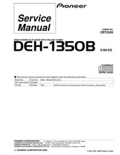 Pioneer DEH-1350B Service Manual