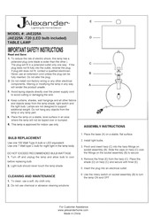 Jalexander JAE225A Manual