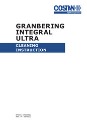 Costan GRANBERING INTEGRAL ULTRA Cleaning Instruction
