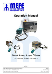 MEFE CAT 200BCES Operation Manual
