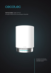 cecotec TOTALPURE 1400 STYLE Instruction Manual