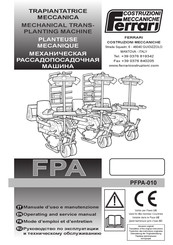 Ferrari Costruzioni Meccaniche FPA Operating And Service Manual