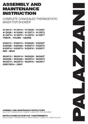 PALAZZANI IDROTECH/DIGIT 962414 Assembly And Maintenance Instructions