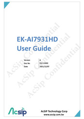 AcSiP AI7931HD User Manual