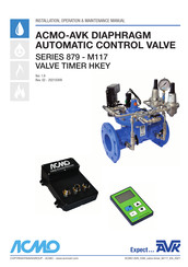 AVK ACMO 879/100 0-001 Series Installation, Operation & Maintenance Manual