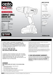 Ozito PXDDK-215B Instruction Manual