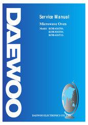 Daewoo Electronics KOR-616T0A Service Manual