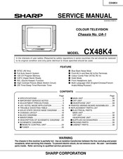 Sharp CX48K4 Service Manual