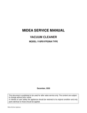 Midea V18P01FP25NA Service Manual