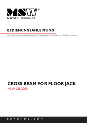MSW Motor Technics MSW-CB-2000 User Manual