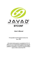 Javad BTCONF User Manual