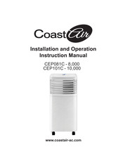 Coast-Air CEP101C Installation And Operation Instruction Manual