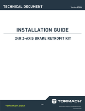 Tormach 51136 Installation Manual
