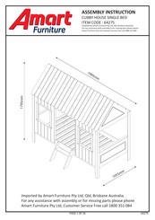 Amart Furniture 64275 Assembly Instruction Manual