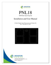 Houston Radar PNL18 Installation And User Manual