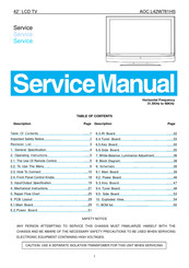 AOC L42W781HS Service Manual