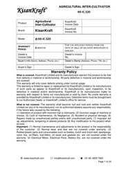 KISANKRAFT KK-IC-520 User Manual