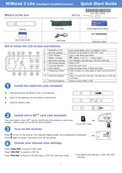 Avision MiWand 2 Lite Quick Start Manual