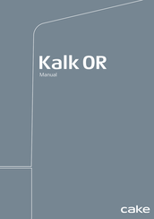 Cake Kalk OR Manual