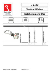 SafetyLink V-Line VLINESHUT001 Installation Manual