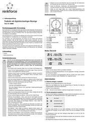 Renkforce 1208066 Operating Instructions Manual