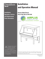 Donaldson Torit RWB-2000 Installation And Operation Manual
