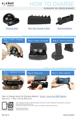 Socket DURASCAN 800 Series Quick Start Manual