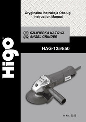 Higo HAG-125/850 Instruction Manual