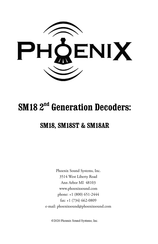 Phoenix SM18 Series Manual