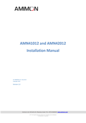 AMIMON AMN42012 Installation Manual