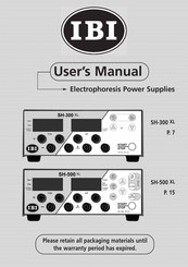 Ibi SH-300 XL User Manual