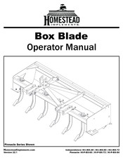 Homestead Pinnacle HI-P-BX-72 Operator's Manual