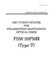 Fujikura FSM-20PMII Instruction Manual