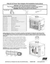 Napoleon NAPPVA-811X Installation Instructions Manual