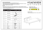 Safavieh Outdoor Lansen PAT7055D-3BX Manual