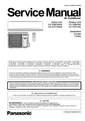 Panasonic CU-4E27PBE Service Manual