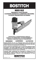 Bostitch N95162 Operation And Maintenance Manual