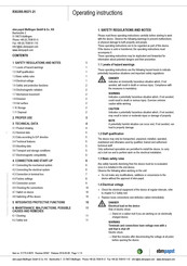 ebm-papst R3G355-RG71-21 Operating Instructions Manual