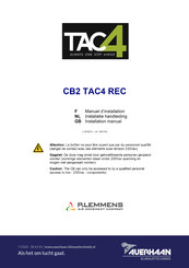 P.LEMMENS CB2 TAC4 REC Installation Manual