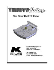 M K Martin Enterprise Skid Steer Thirfty Cutter Manual