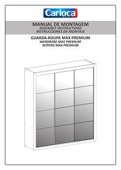 Carioca Moveis WARDROBE MAX PREMIUM Assembly Instructions Manual