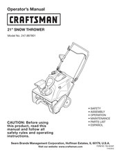 Craftsman 247.887801 Operator's Manual