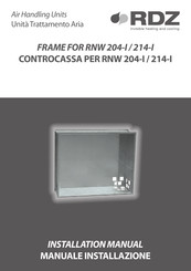 RDZ RNW 214-I Installation Manual