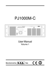 R.V.R. Elettronica PJ1000M-C User Manual
