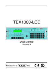 R.V.R. Elettronica TEX1000-LCD User Manual