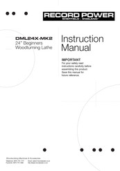 Record Power DML24X-MK2 Instruction Manual