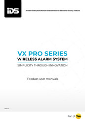 IDS VX PRO Series Product User Manual