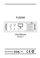 R.V.R. Elettronica PJ300M User Manual
